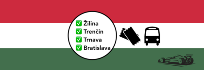 F1 MAĎARSKO | zájazd na hlavný pretekársky deň - otočka (nedeľa)