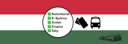F1 MAĎARSKO | zájazd na hlavný pretekársky deň - otočka (nedeľa)