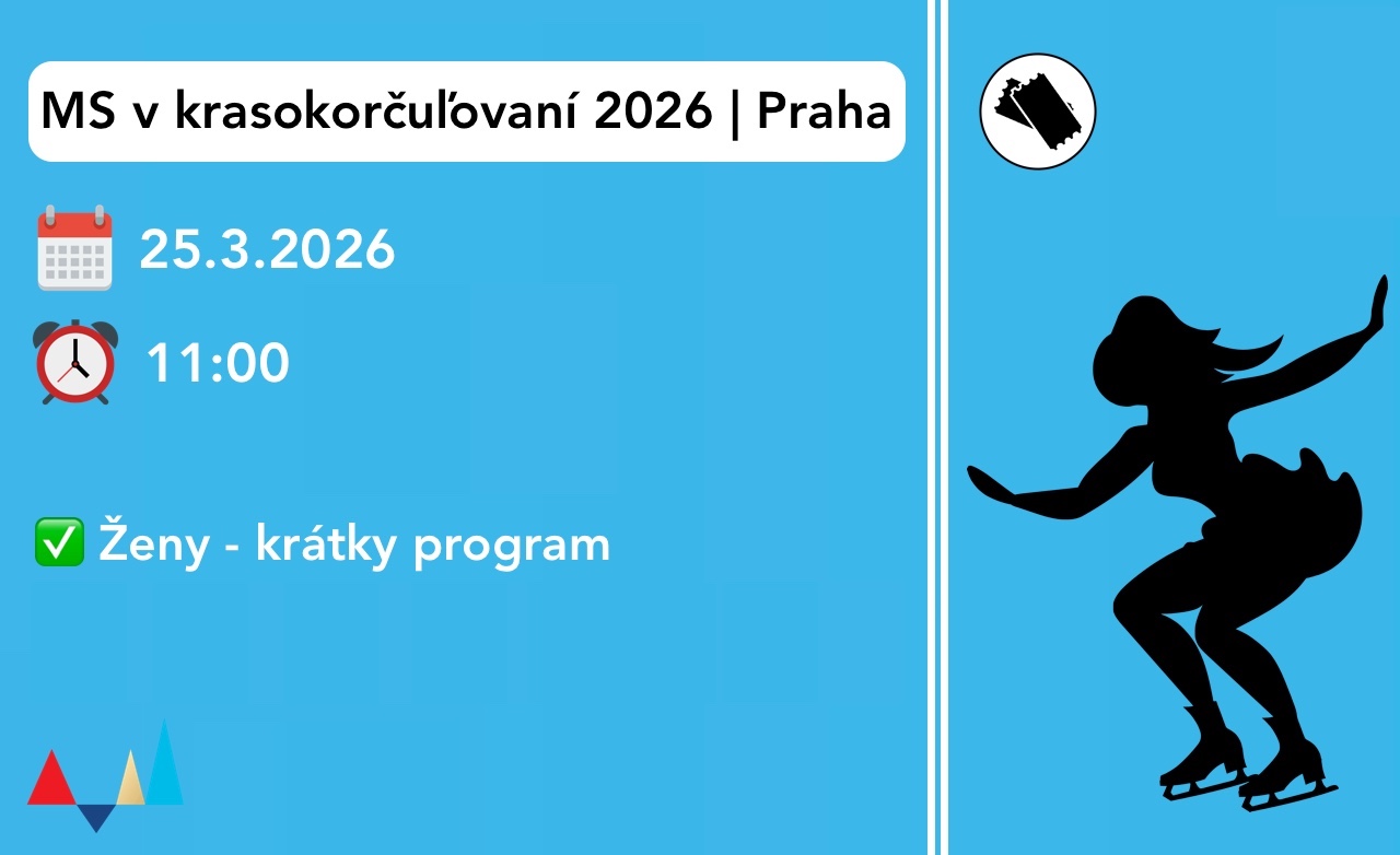 Vstupenky na MS v krasokorčuľovaní 2026 - 1. deň - denná časť